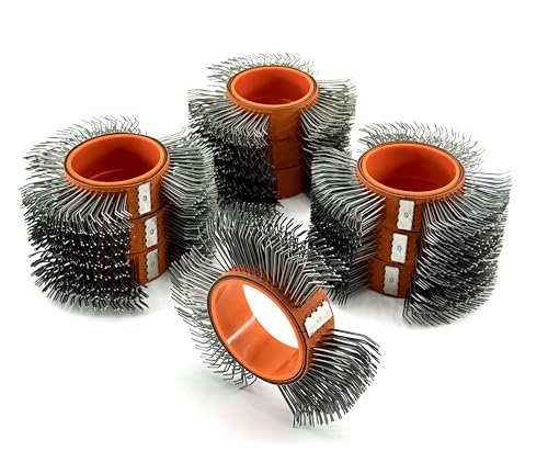 Image of 10Pcs, Abrasive Wire Wheel Belt /Bristle Blasting Wheels for Surface Blaster | 0.7mm Carbon Steel Belts ,23mm Coarse Wire Wheel, Metal Blaster Wheels