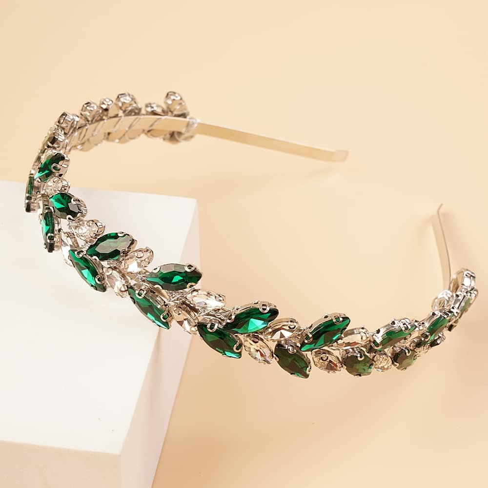 Tiara De Princesa Con Purpurina Y Cristales | Diadema Brillante Para Fiestas, Bodas Y Cumpleaños