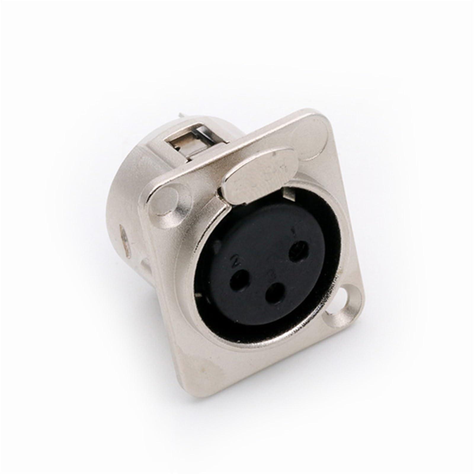 10 Teile/los 3 Pin XLR Stecker/Buchse Metall Shell 3 Pole XLR Buchse Panel Mount Chassis MIC Mikrofon stecker (Color : C1023x5 C1024x5)