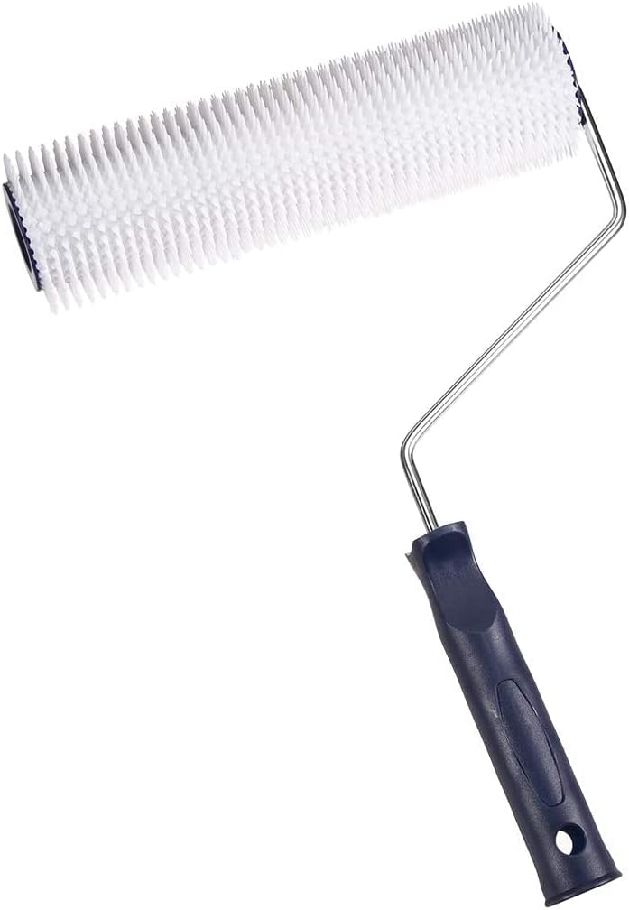 XYWHPGV 9inch Spiked Screeding Compound Roller Latex Floor Self Leveling Screed Spiked Roller 11mm Teeth Height(9fcd1 4fb82 57449 37e7c 9e05c a2693