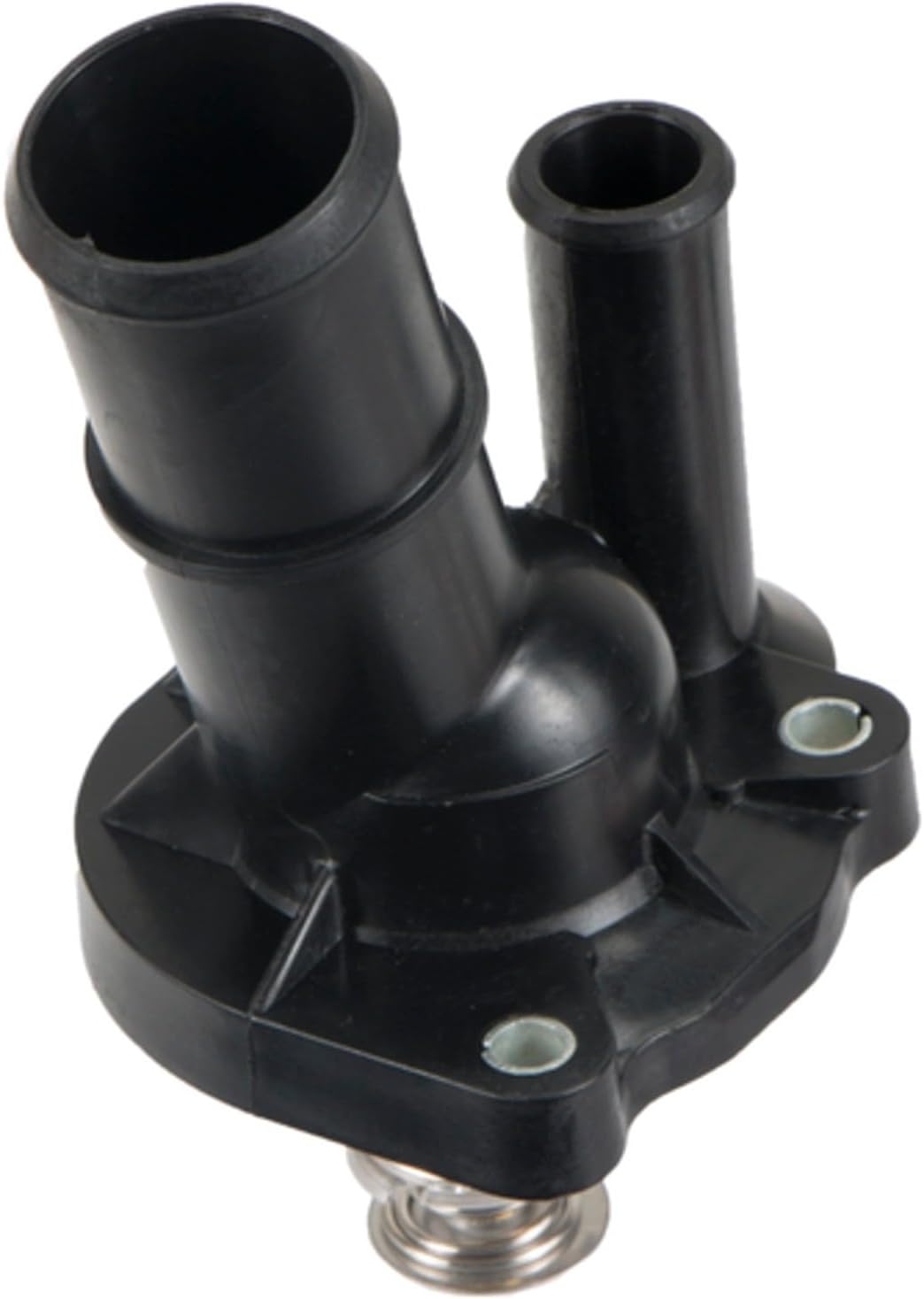 Replacement Engine Coolant Thermostat/Water Outlet Assembly for 2012-2017 Ford, Jaguar, Land Rover Discovery, Discovery Sport, Edge, Explorer, LR2, Range Rover Evoque, XE, XF (L4 2.0L)