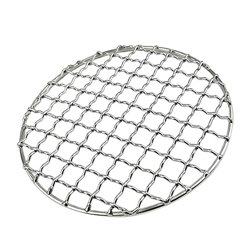 BESTonZON Stainless Steel Barbecue Rack Durable BBQ Grilling Grid for Outdoor Cooking Heat Resistant for Camping Picnics and Parties