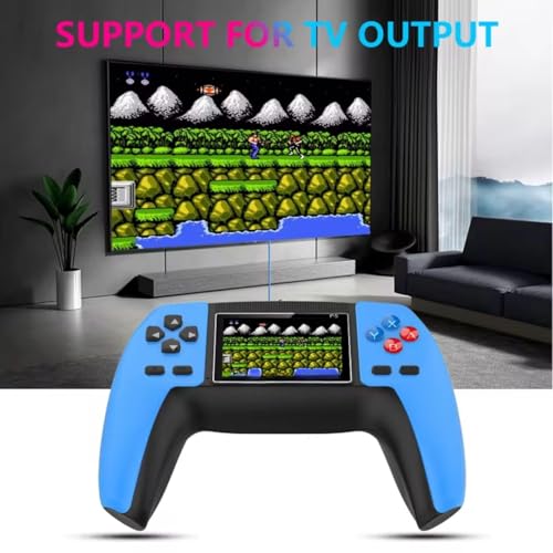 Image of Drumstone (𝐒𝐩𝐞𝐜𝐢𝐚𝐥 𝟏𝟓 𝐘𝐞𝐚𝐫𝐬 𝐖𝐚𝐫𝐫𝐚𝐧𝐭𝐲) Handheld Game Console with 520 Built-in Retro Games - Portable Rechargeable Video Game Player for Kids & Adults - 3-Inch Screen, Classic