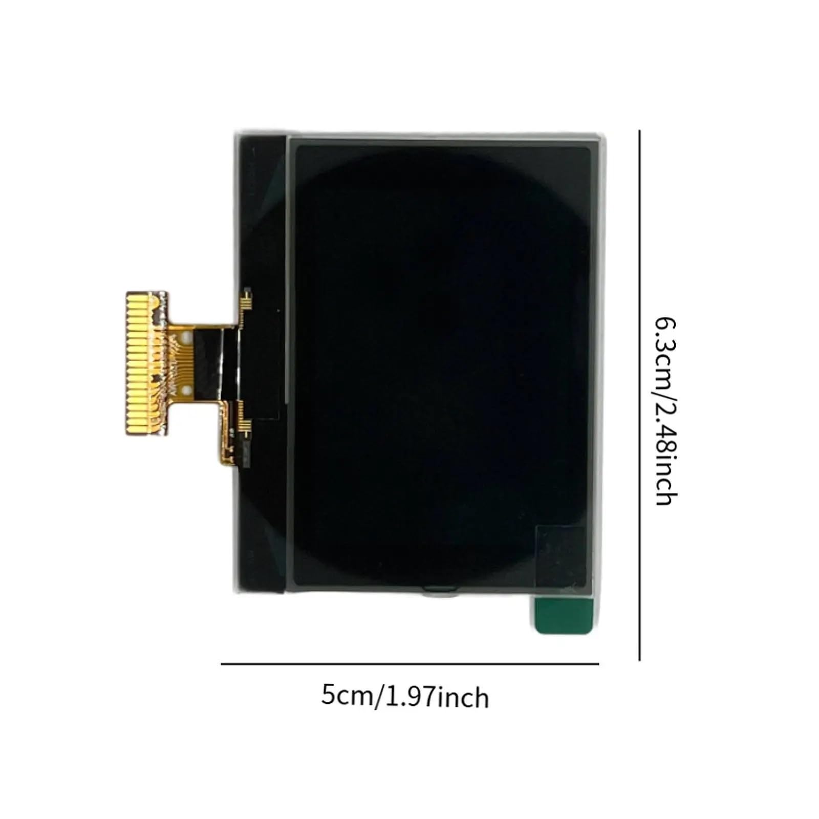 Lampe Voiture de Test Voltmètre numérique Écran LCD 1TD920861, accessoire de remplacement pour combiné d'instruments 1TD920862, compatible avec Golf V et Touran MK1.