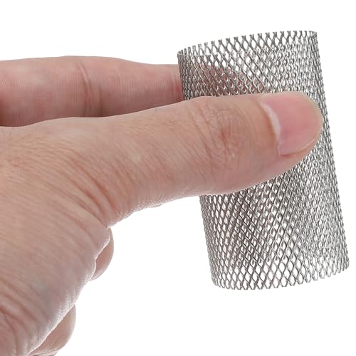Image of PATIKIL 2 Pcs 30mm OD Strainer Mesh, 50mm H Screen Y Shaped Strainer Filter Valve Mesh Screen 304 Stainless Steel Strainer Mesh for Debris Pump Water Oil Separation