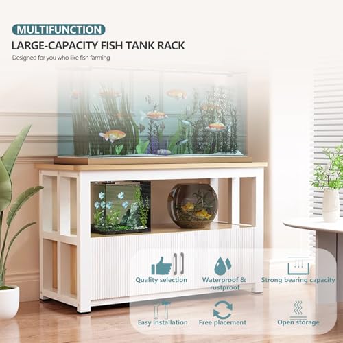 Solidna czarna stalowa półka na terrarium dla gadów z szafką do przechowywania, 120 x 45 cm, okrągłe narożniki: uniwersalny regał nadaje się do terrarium, hogare