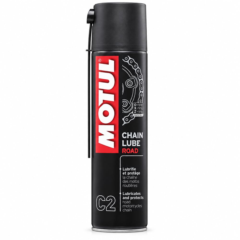Motul C2 Chain Lube 400ml for Bikes | Maximum Wear & Corrosion Protection | Smooth, Durable & Weather-Resistant Lubrication | Compatible with All Chain Types