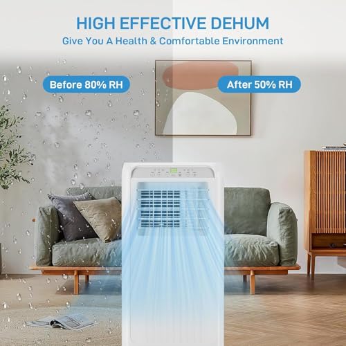 Image of Garvee 10000 BTU Portable Air Conditioner Cooling, Quiet Sleep Mode