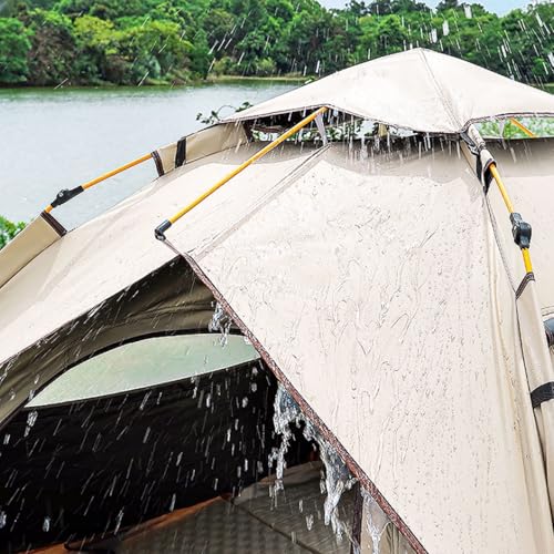 Carpa automática pop-up con doble puerta y ventanas miniatura 5