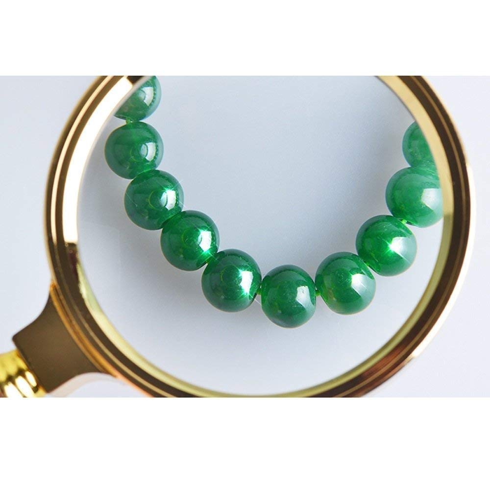 Sehhilfen, Lupe, handgehaltene, tragbare, hochauflösende optische Linse zum Lesen Alter Reparatur-Schmuck-Identifikation Safehappy