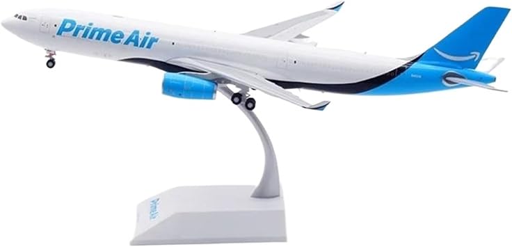 Replica Aircraft Models Diecast Model Aircraft 1200 Scale for Prime Air A330-300 P2F N4621K Alloy Model Airplanes Hobby Decorations Miniature Airplane Model