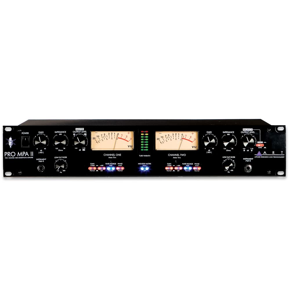 配信機器・PA機器・レコーディング機器 art dual mp two channel tube microphone Amazon.com: ART ProMPAII Two Channel Discrete Class A