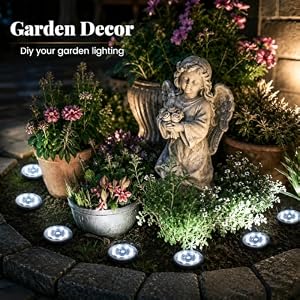 SOLPEX 10 Pack Small Solar Ground Lights, Pathway Lights Cool White — photo 6 of 6