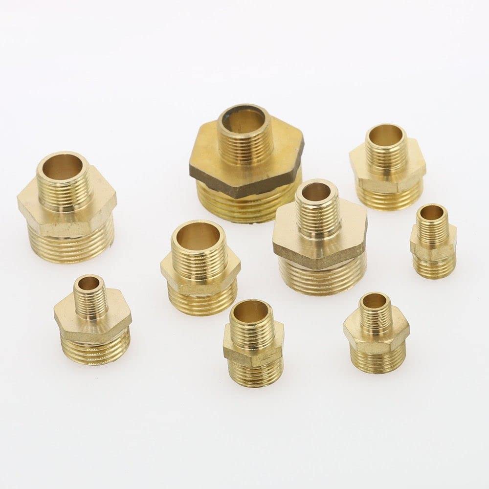 Raccordi in ottone 1/8quot; 1/4" 3/8" 1/2" 3/4" 1quot; BSP, da DN40 a DN50