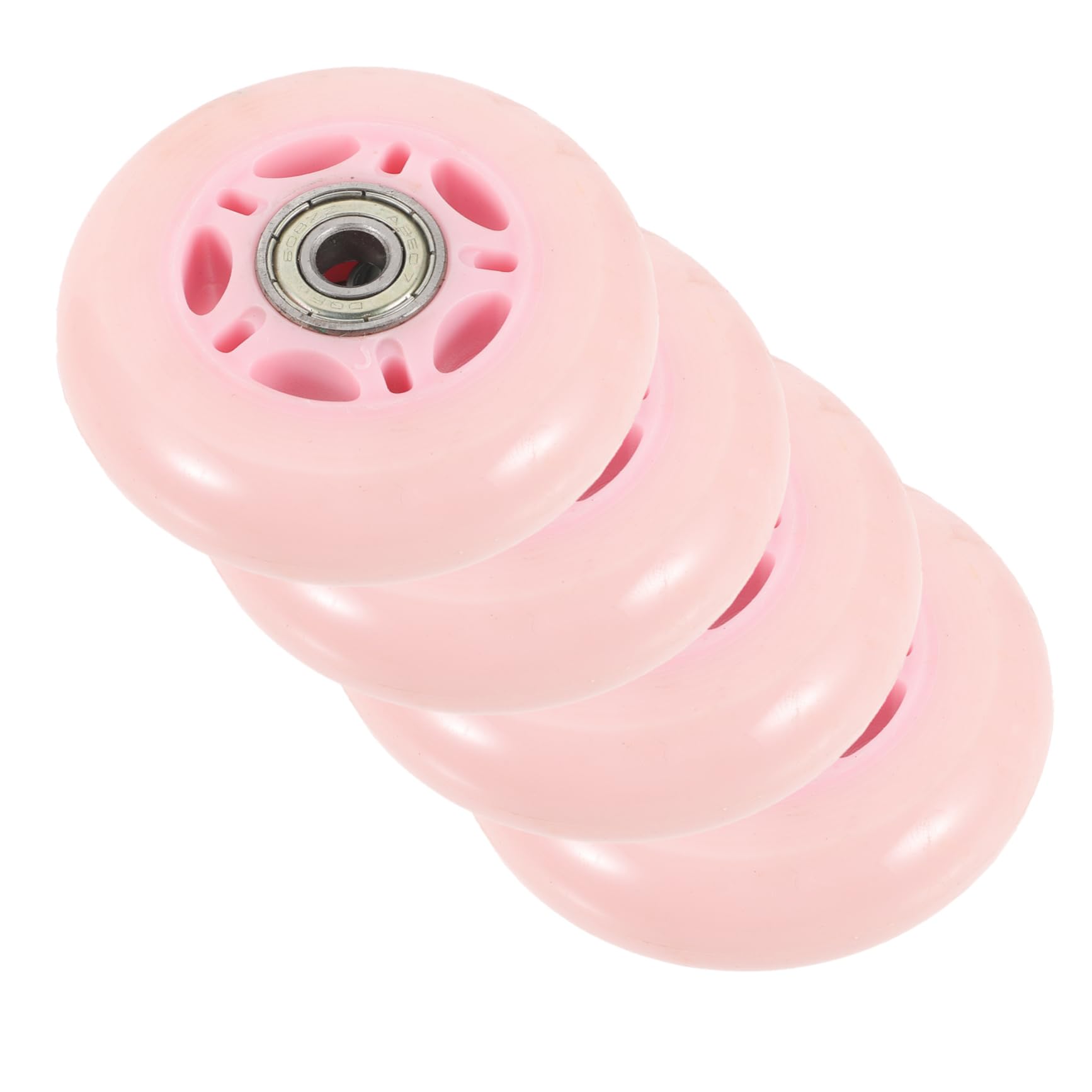 Toddmomy Replacement Skate Wheels 4 Pack Skate Roller Wheels Pu Material for Smooth Skating