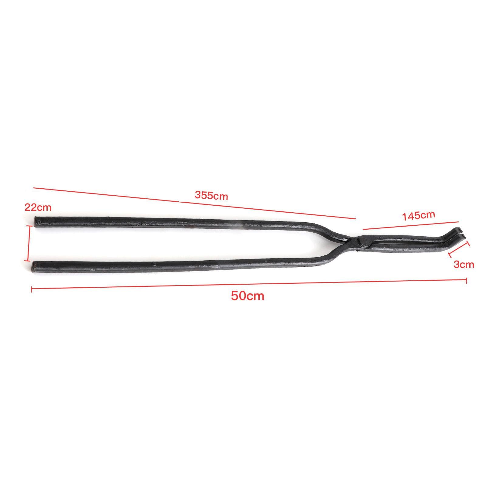 predolo Pinzas para, Abrazadera para, Mango Largo, ergonómicas, Herramienta para refinar Metales, Suministros para fundición, 50cm