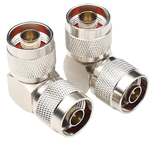Conector N macho en ángulo recto L16: solucione giros forzados de cables en bancos de pruebas RF 3