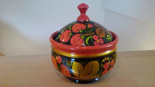 Amazon 北欧ロシアの伝統工芸品 ホフロマ塗り インテリア オンライン通販