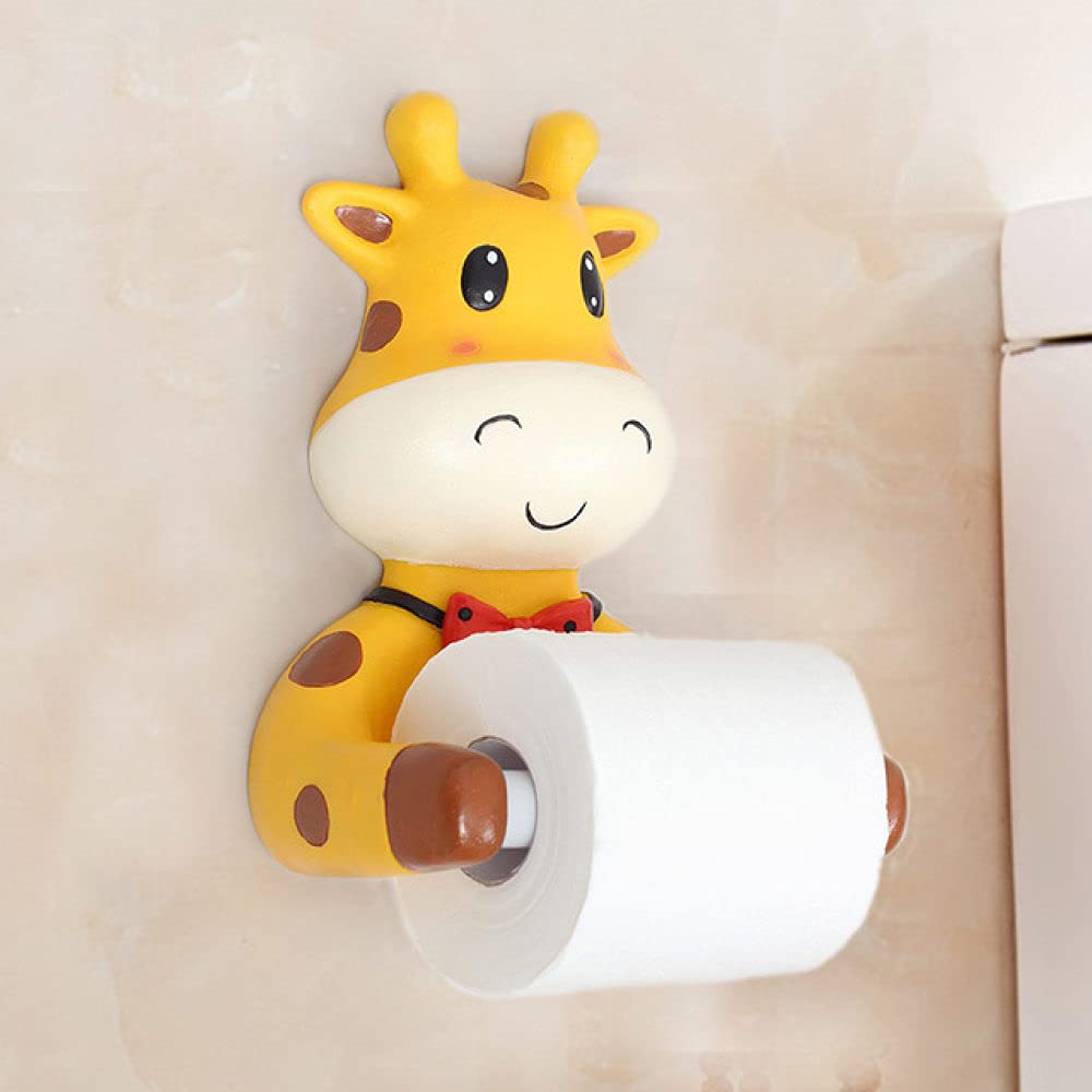 Dispensador de toallas de papel de resina para colgar en pared perro 3D