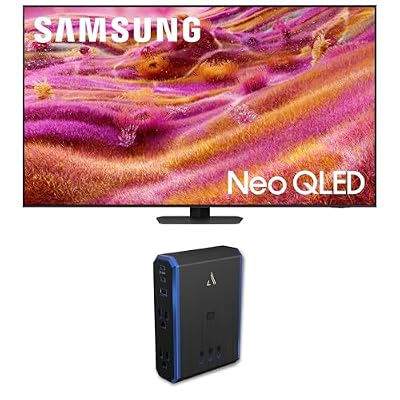 Samsung QN75QN90FAFXZA 75 Inch Neo QLED 4K QN90F Vision AI Smart TV with an Austere 5S-PS4-US1 4-Outlet Power (2025)