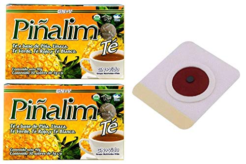 2 Boxes Te Pinalim Tea GN+Vida Weight Loss Tea Diet 60 Day Supply AND FREE Weight Loss Sticker