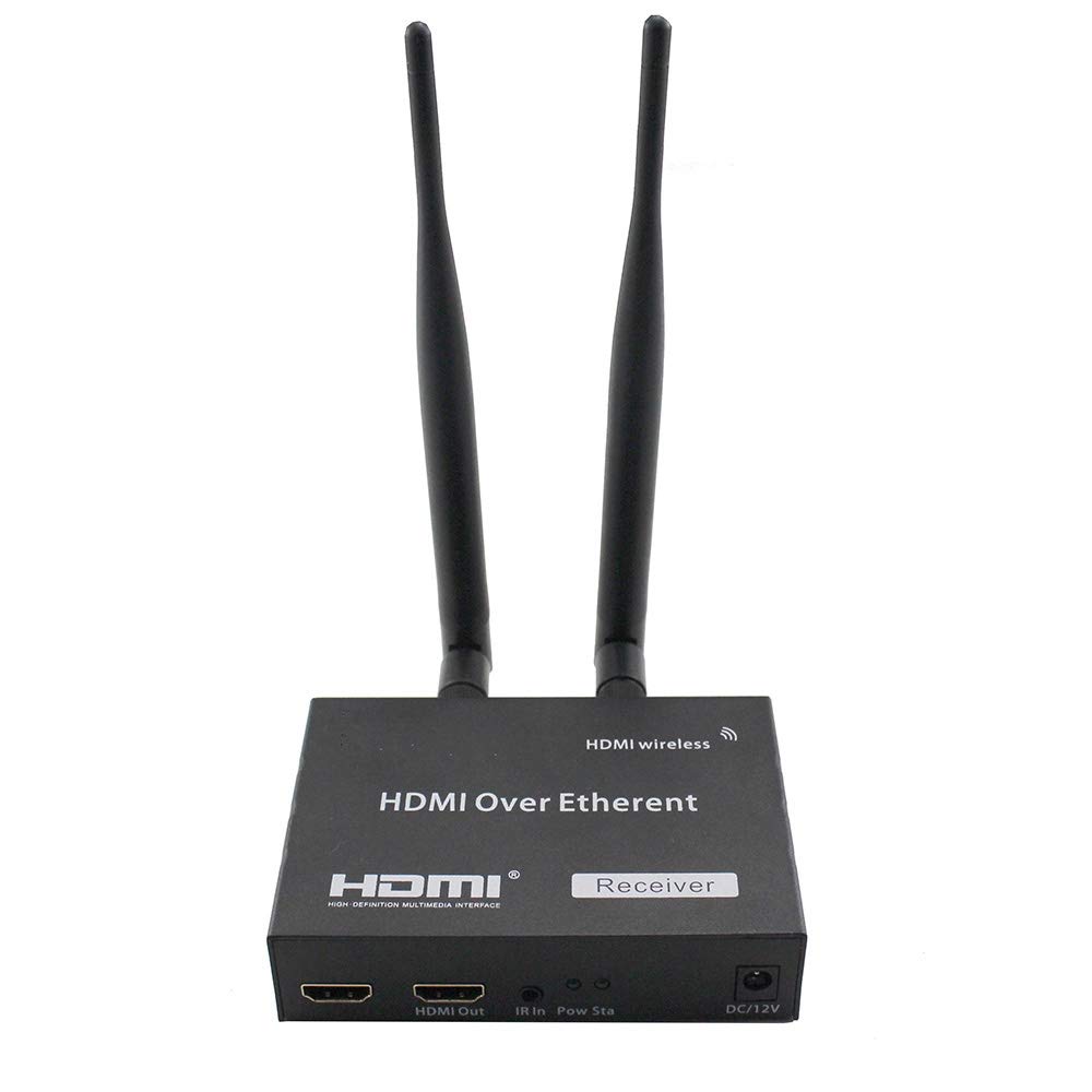 /G Extensor HDMI inalámbrico 1080P 2.4G / 5G hasta 100M 330ft Receptor transmisor inalámbrico HDMI WiFi TCP/IP para PS4 PC Laptop HDTV