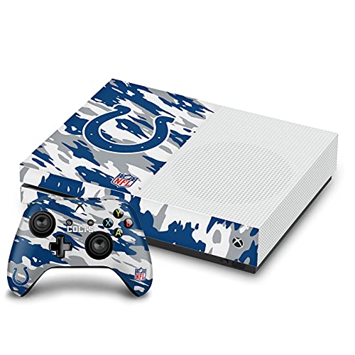 Vinyle autocollant Xbox One S NFL Indianapolis Colts skin protection console manette