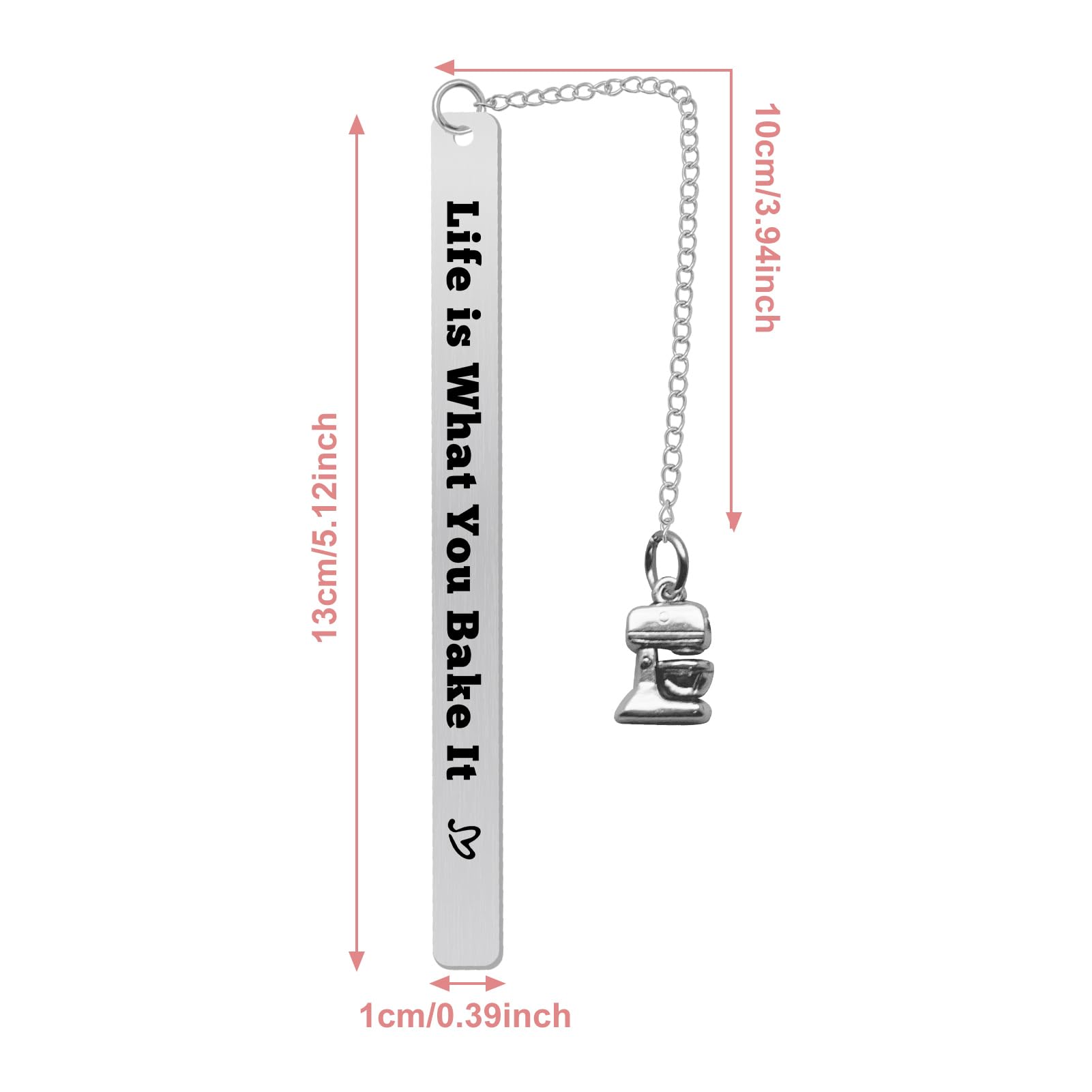 Baker Gift Bookmark for Baking Lover, Culinary Student, Pastry Chef - Bake Gifts for Women, Culinary School Graduation
