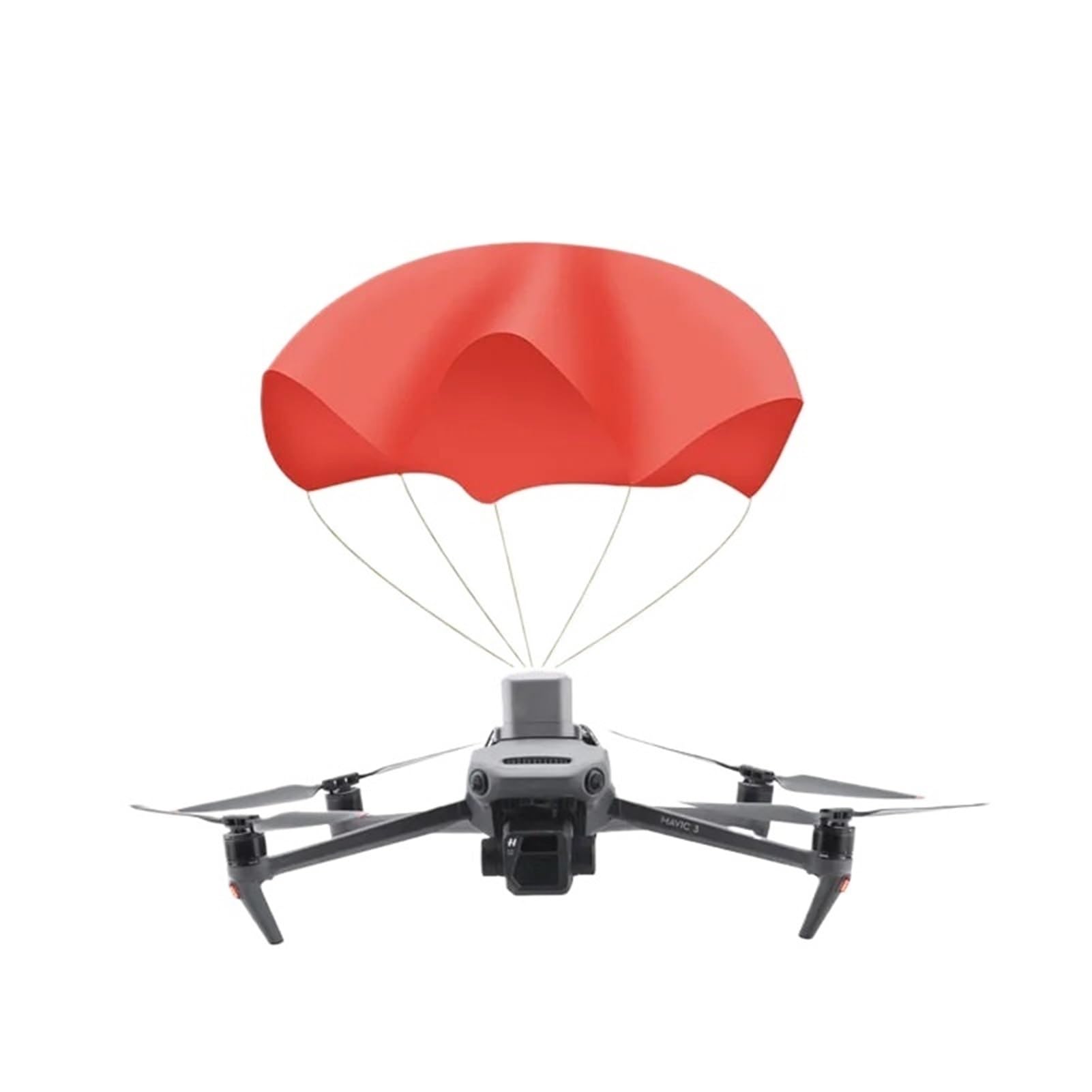 Paracadute riutilizzabile Manti 3, compatibile con DJI Mavic Air 2 2S Mavic 3 Migliora la sicurezza del drone con telecamera RC Quadcopter Rallenta la velocità di caduta(Orange)