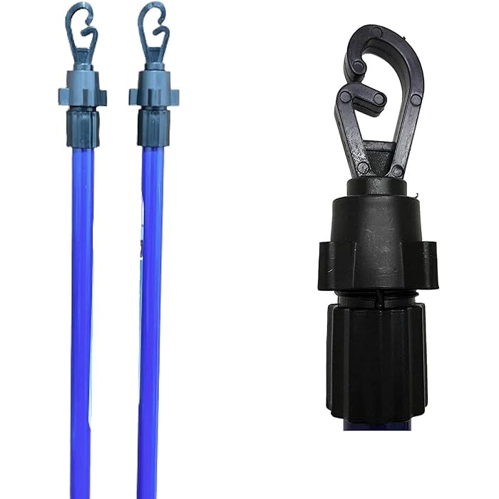 Buy U.saf 2.4M Heavy Duty Extendable Washing Line Prop Pole Telescopic