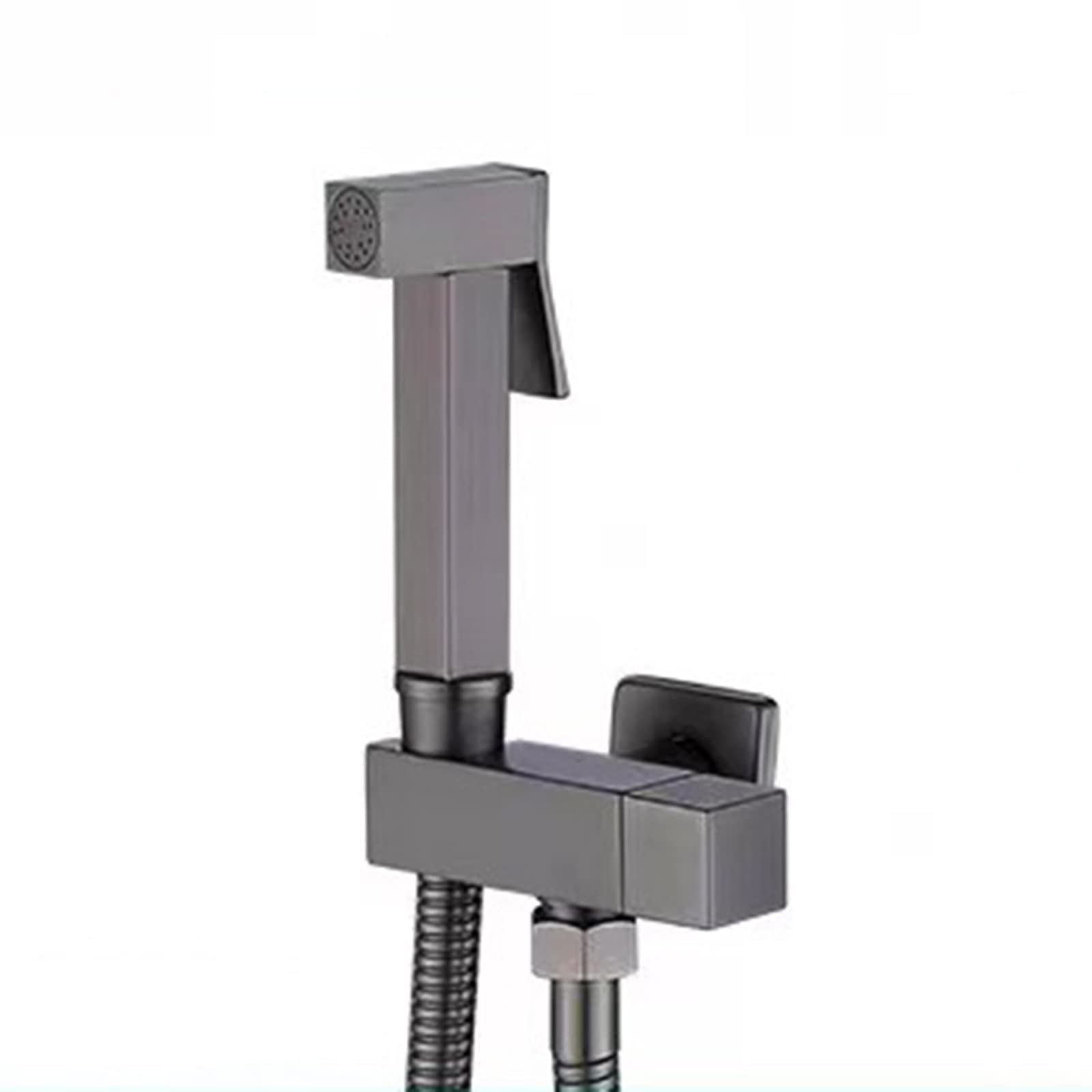 Yjyjy Gun Grey Handheld Bidet Sprayer Kit,Bidet Shower Head And Hose,Ceramics,Brass,Bidet Sprayer Portable,Bidet Sprayer For Toilet,Bidet Shower Attachment