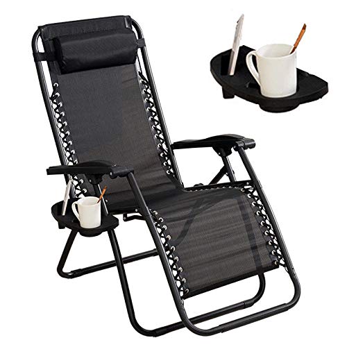 Chaise longue de jardin pliable pour vos moments de détente zéro gravité au soleil