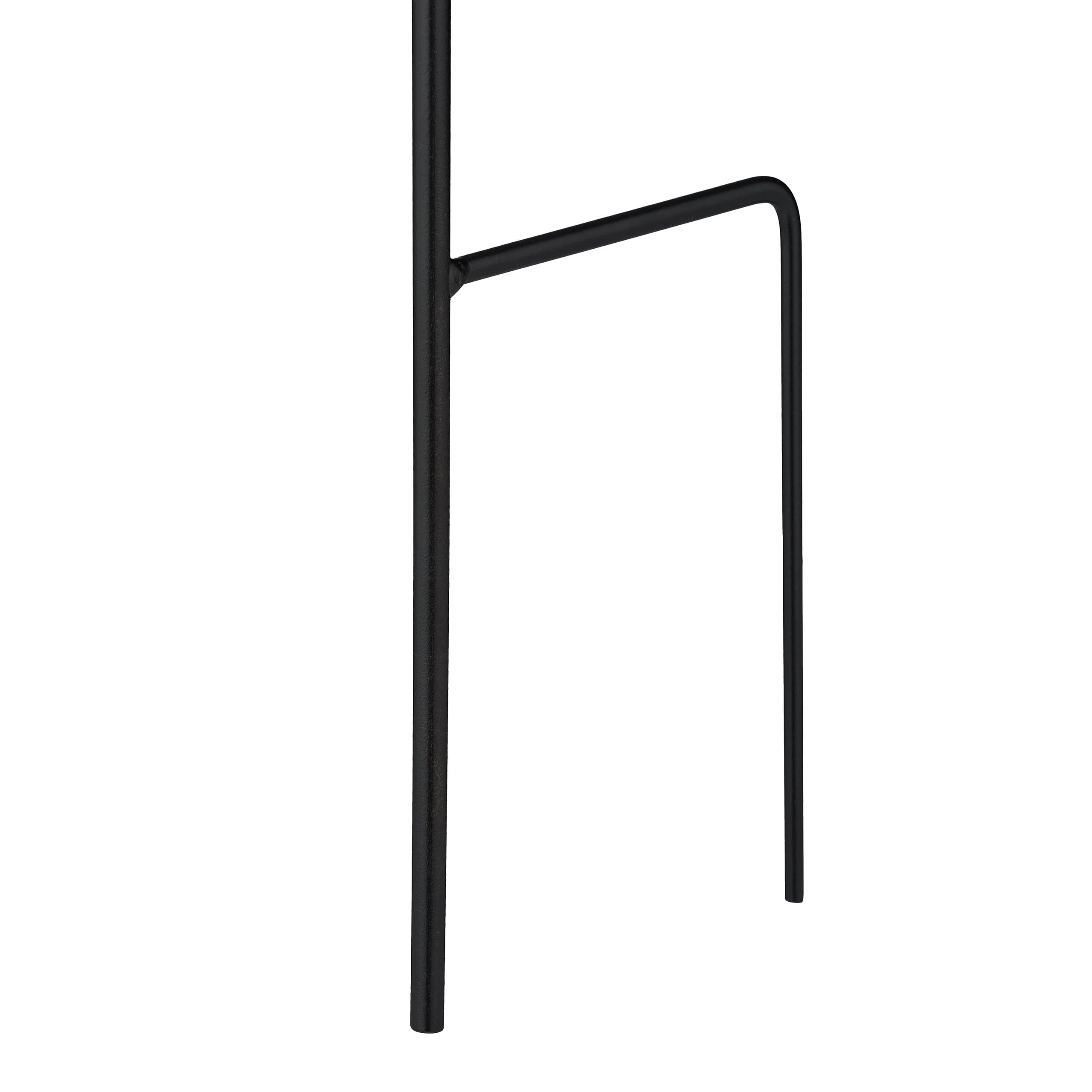 Relaxdays Supporto per Piante Rampicanti da Giardino, 2 pz. Tralicci di Sostegno per Edera, 110x34x1 cm, Metallo, Nero