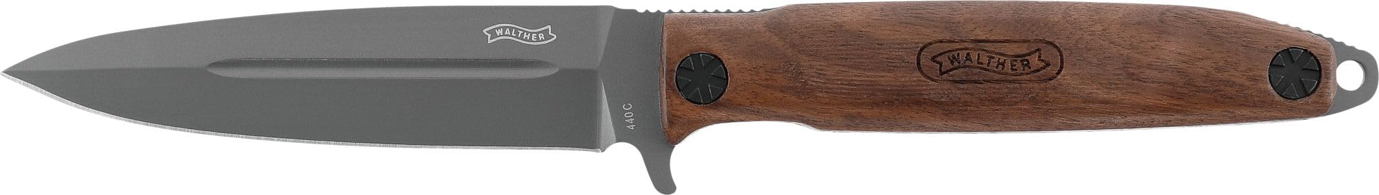 Walther Unisex – nóż Blue Wood dla dorosłych, drewno orzecha włoskiego, rozmiar uniwersalny