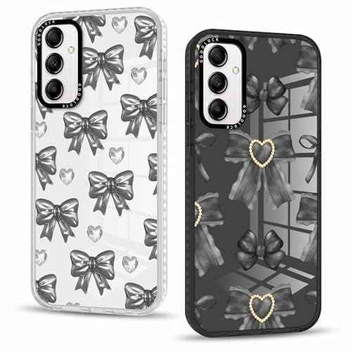 Jumkook 2 Packs Phone Case for Samsung Galaxy A15 5G 6,5'', Bow Pattern with Cute Clear Transparent...