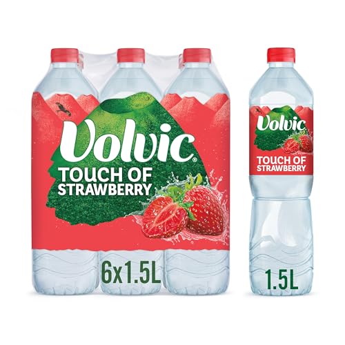 Volvic Touch of Fruit Strawberry Still Flavoured Water Multipack 6x1.5L