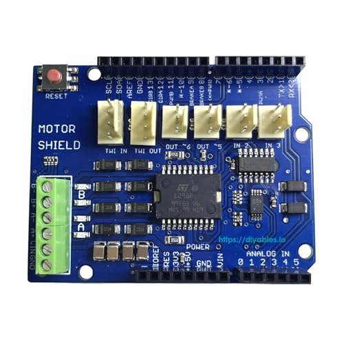 Module de Commande de Moteur L298P Arduino Shield Mega Due Giga DC 4A - 4