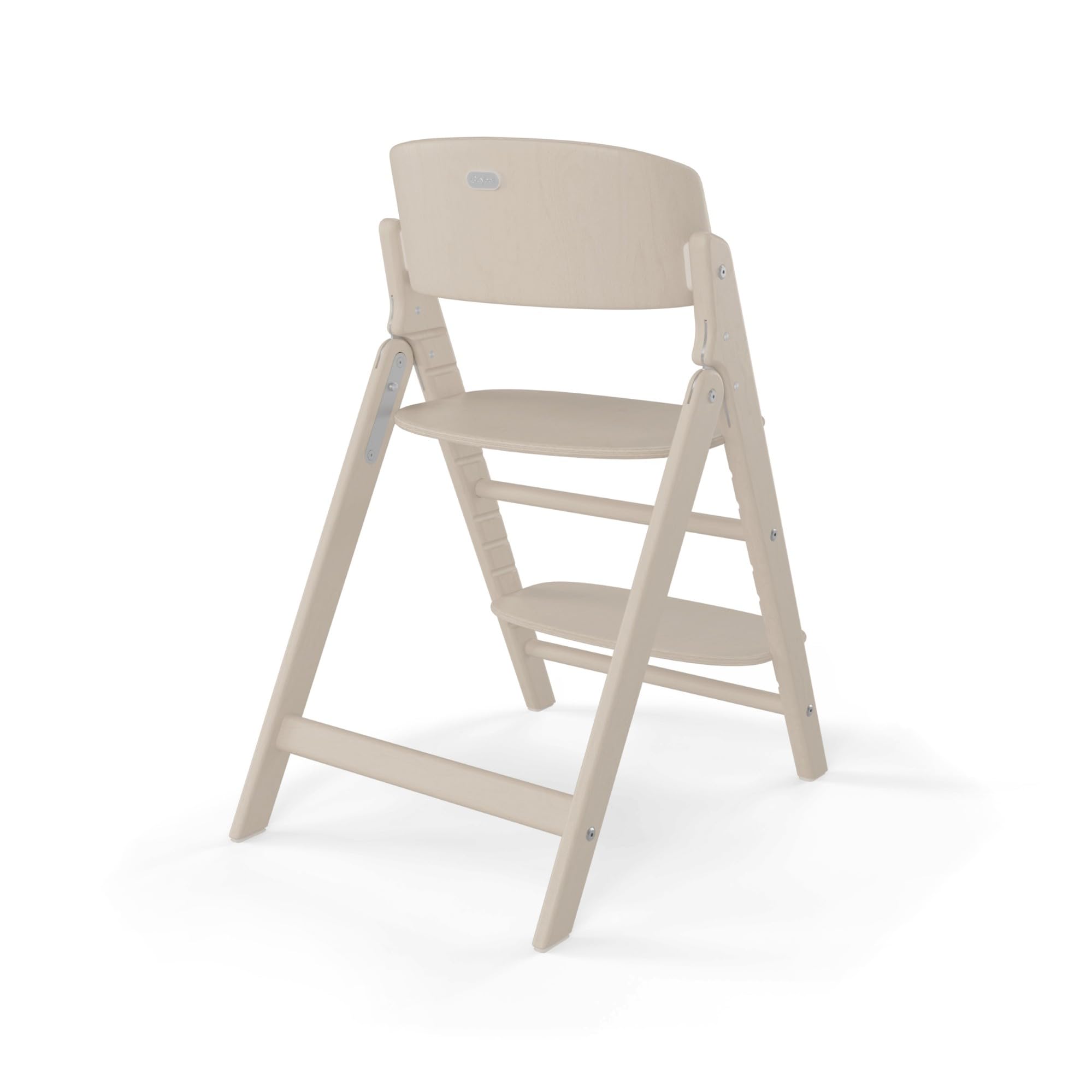 CYBEX Gold CLICK & FOLD Krzesełko do karmienia, Rośnie razem z dzieckiem, 3–99 lat, Do zastosowania od urodzenia z osobnymi nakładkami, Drewno bukowe, Light Natural