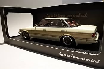 イグニッションモデル1/43 GX71 マーク2 グランデ　ホワイト/ゴールド Amazon | イグニッションモデル トヨタ マークⅡ グランデ (GX71