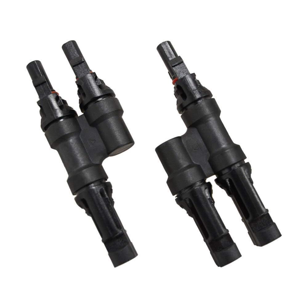 Renogy CNCT-MC4Y Branch Connectors Solar MC4 Connectors Y Connector in Pair MMF+FFM