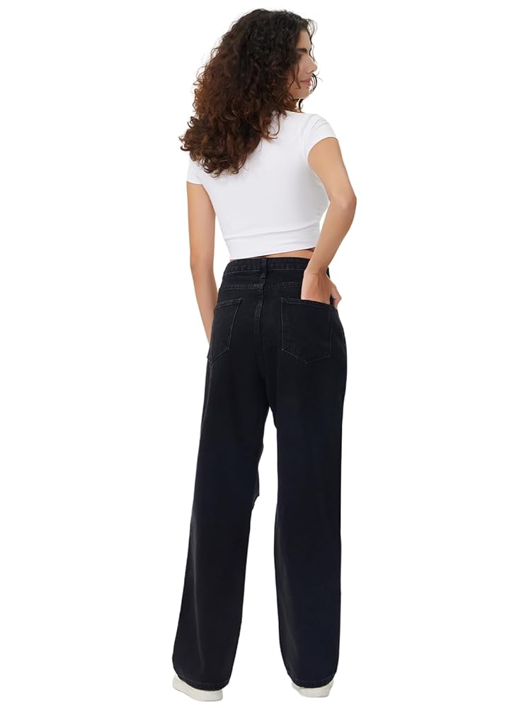パンツ Simply Complicated BF BAGGY JEAN BLACK 3 Simply Complicated BF BAGGY JEAN BLACK 3
