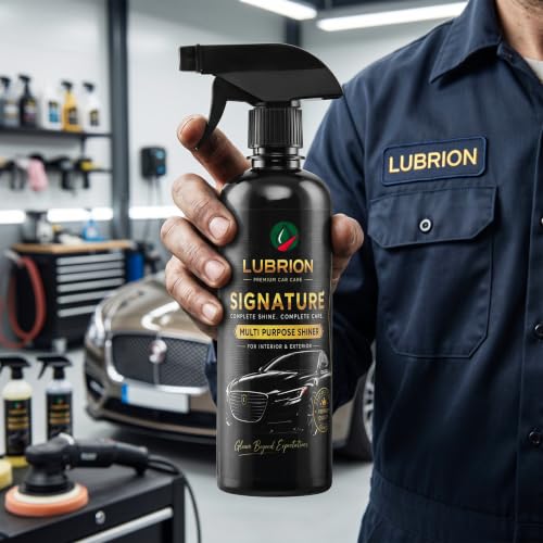 Image of Signature Multi Purpose Shiner - Premium Car Polish for Interior & Exterior, UV Protectant & Dust Repellent for Plastic, Vinyl & Leather | 500ml