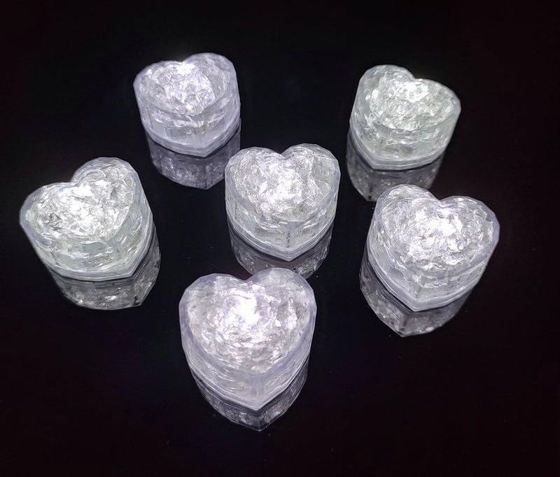 12 Pcs Colorful Led Ice Cubes Sensor Waterproof Ice for Drinks Bar Supplies Halloween Christmas Wedding Home Decoration Party