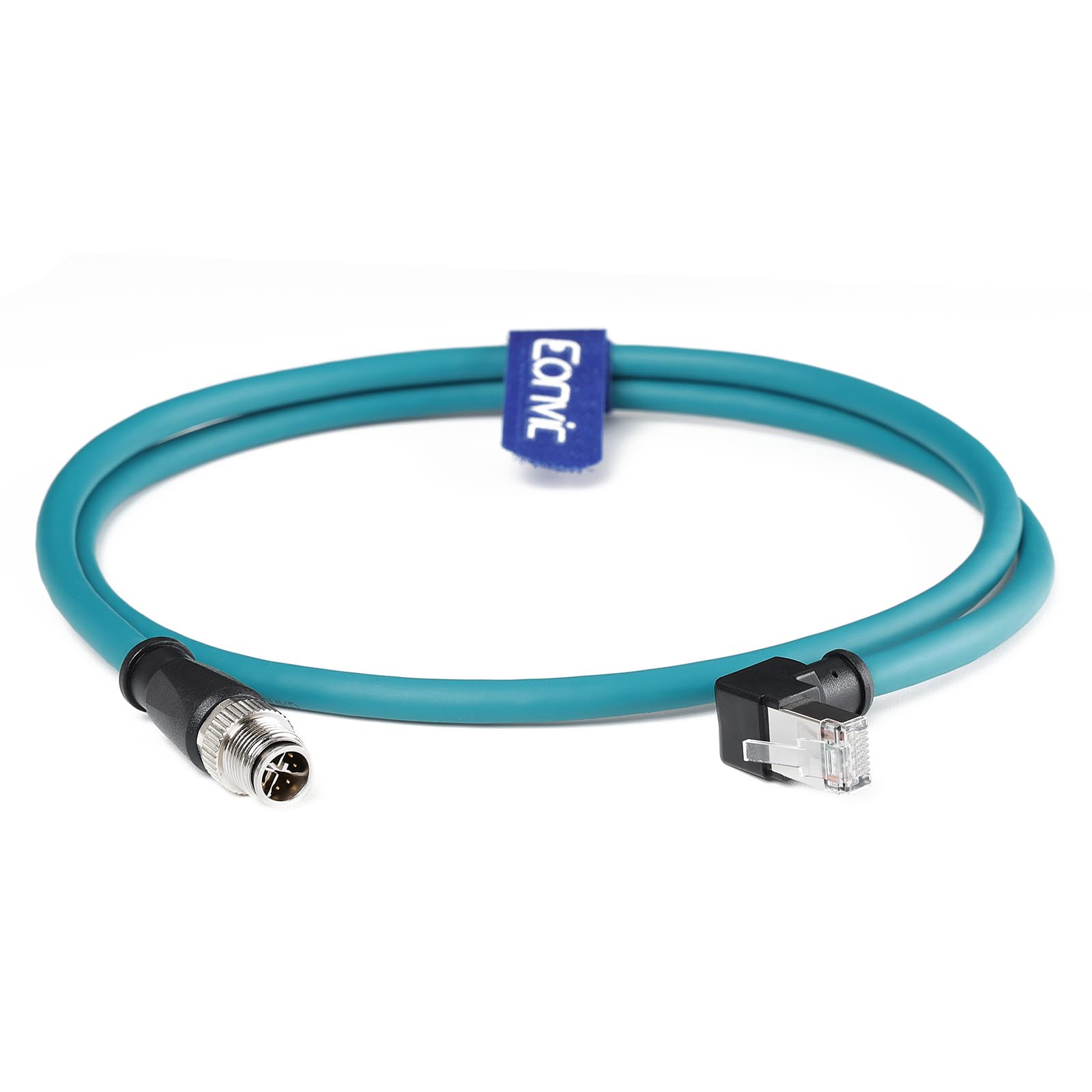 Eonvic Ethernet Shielded Cable M12 X-Type 8 Position to RJ45 Waterproof Industrial Network High Flex Cable for Cognex - Image 3