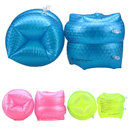 Ailike Inflatable Swim Arm Bands Water Wings for Kids Children Adults (Blue)
