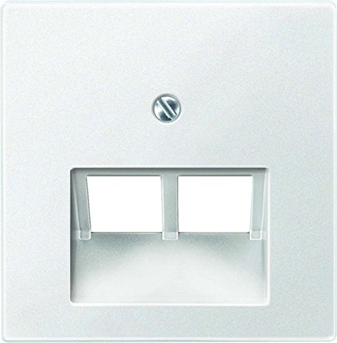 Merten System M 2fach UAE-Zentralplatte polarweiß