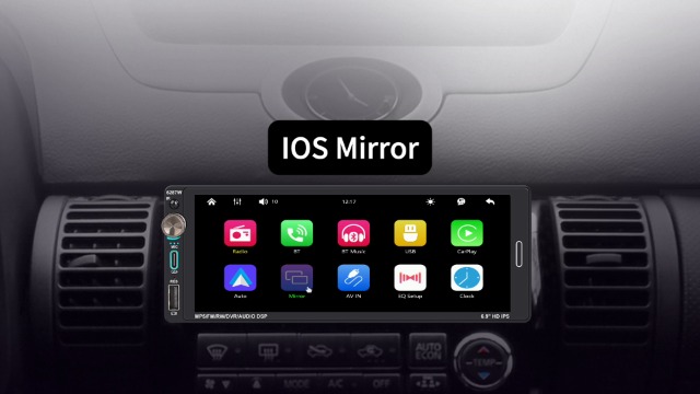 Alondy Single Din Car Stereo Touchscreen (6.9