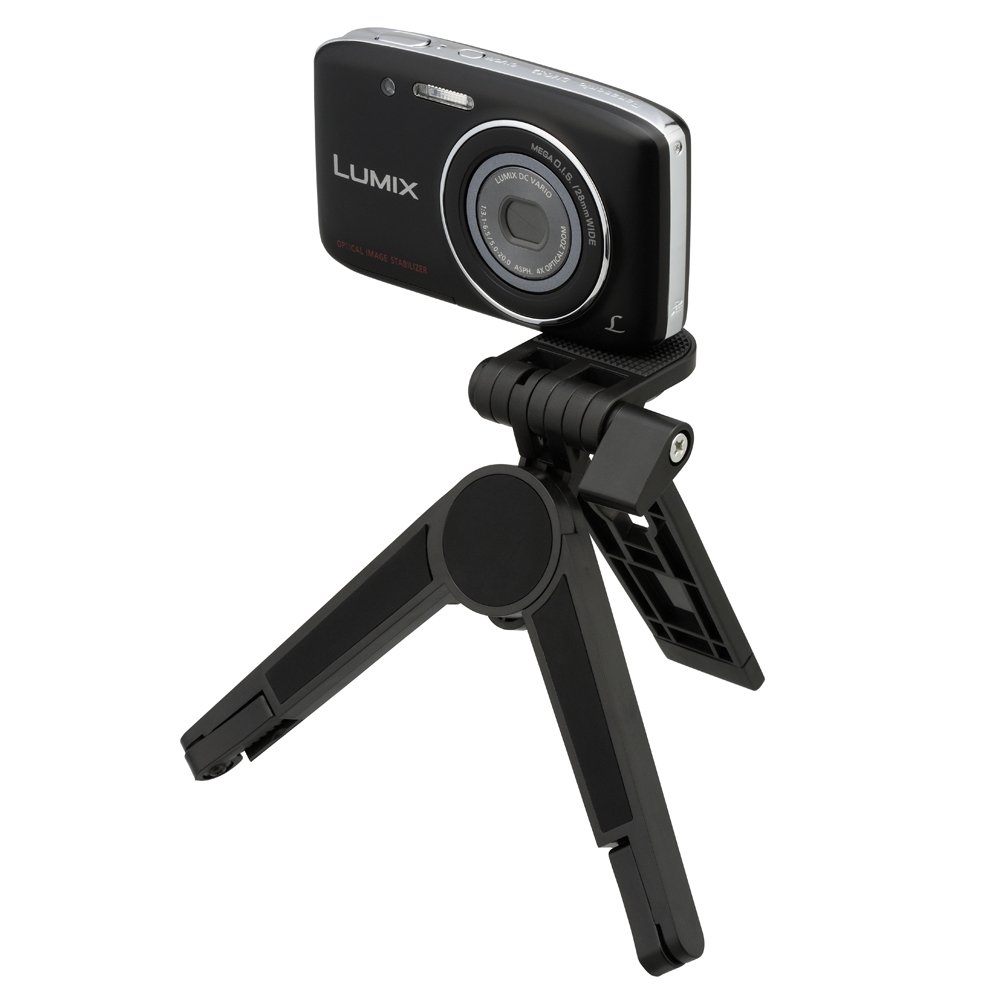 【簡易三脚&収納ポーチ2種付】Panasonic LUMIXダブルレンズキット Amazon | Digio 2 ミニ三脚 タブレットプラス ブラック DCA-111BK