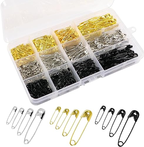 2 Stück Dekorative Sicherheitsnadeln Gold - Taillenclips Für Röcke & Kleider