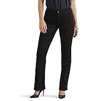 Lee Women's Flex Motion Regular Fit Bootcut Jean, Black